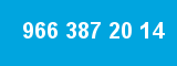 966 387 20 14 966 387 20 14